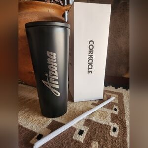 Arizona Coyotes Hockey Desert Night Collection Corkcicle 24oz Insulated Cup